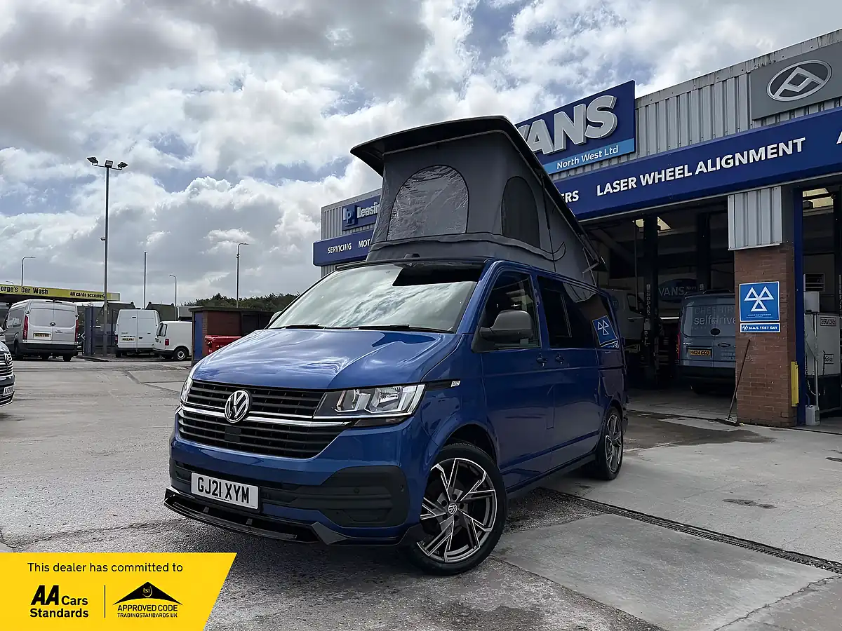 Used 2021 Volkswagen Transporter T28 Camper Blue - Interior and Exterior details 9