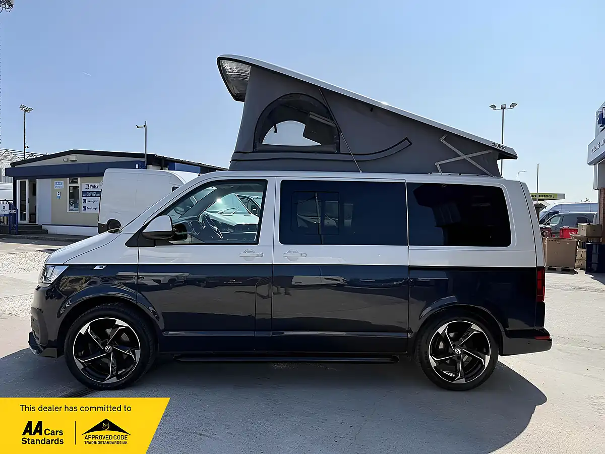 Used 2021 Volkswagen Transporter T28 Camper Blue - Interior and Exterior details 10