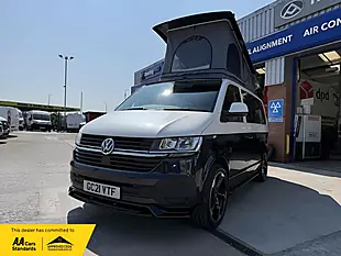 Used 2021 Volkswagen Transporter T28 Camper Blue - Interior and Exterior details 11