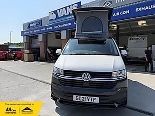 Used 2021 Volkswagen Transporter T28 Camper Blue - Interior and Exterior details 12