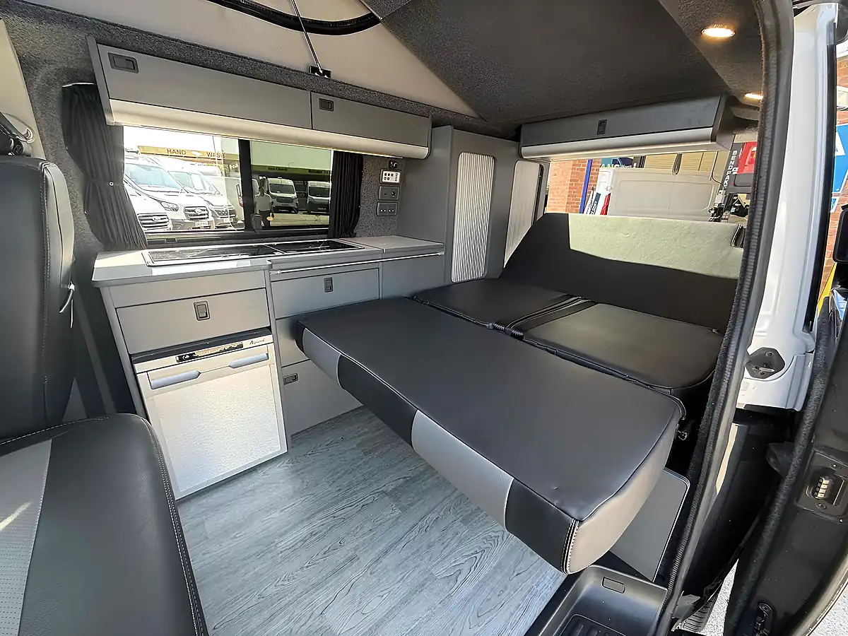 Used 2021 Volkswagen Transporter T28 Camper Blue - Interior and Exterior details 17