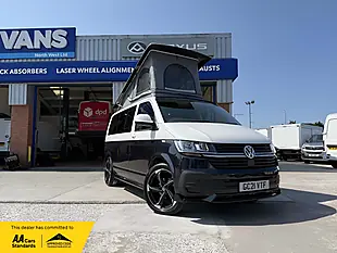 Used 2021 Volkswagen Transporter T28 Camper Blue - Interior and Exterior details 2