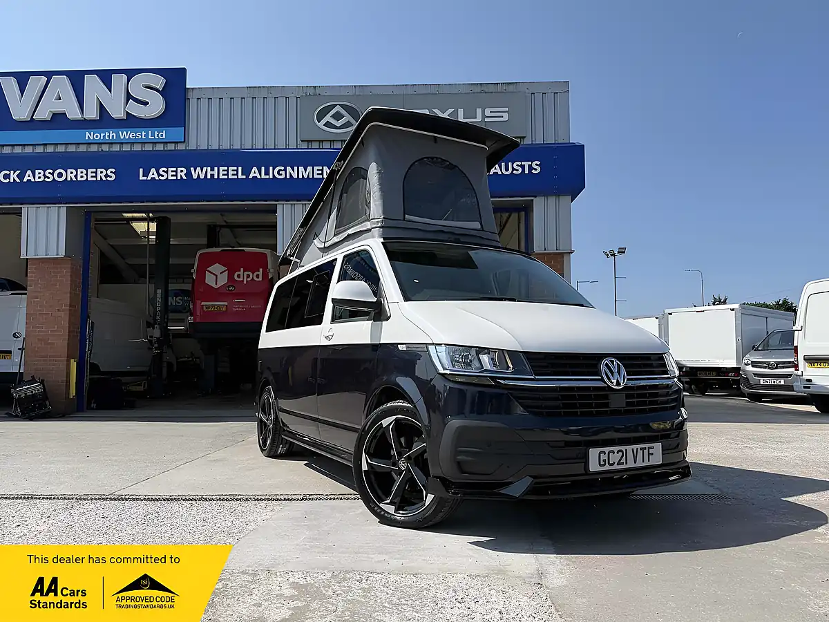 Used 2021 Volkswagen Transporter T28 Camper Blue - Interior and Exterior details 2