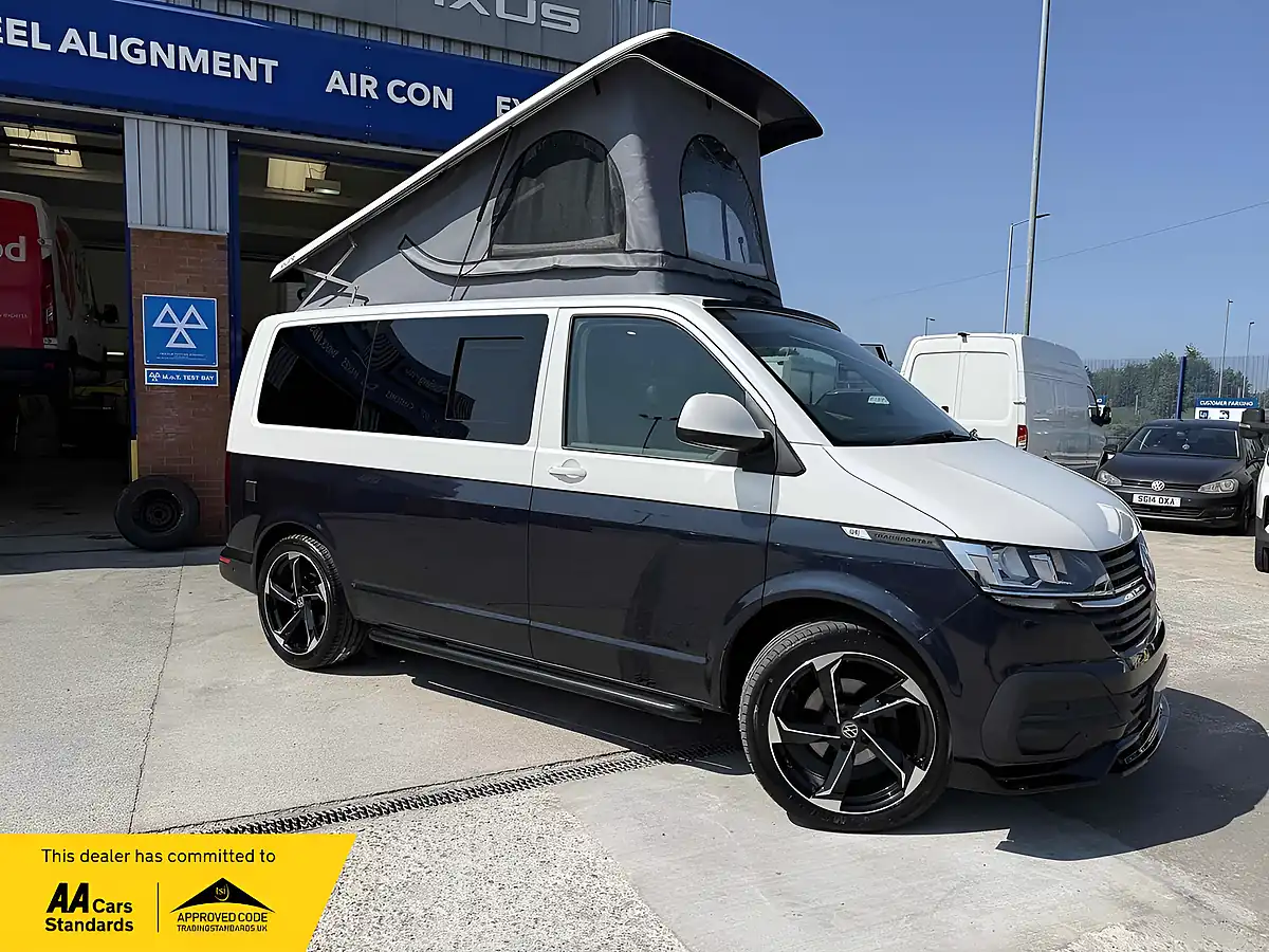 Used 2021 Volkswagen Transporter T28 Camper Blue - Interior and Exterior details 3