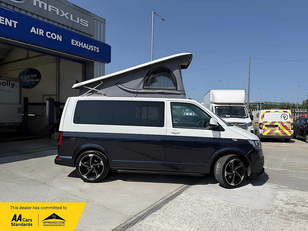 Used 2021 Volkswagen Transporter T28 Camper Blue - Interior and Exterior details 4
