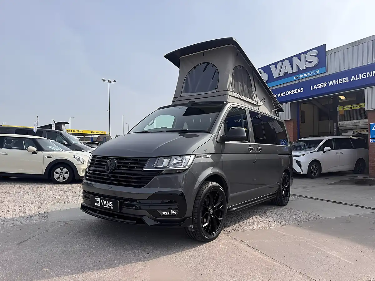 Used 2021 Volkswagen Transporter T28 Camper Grey - Front View