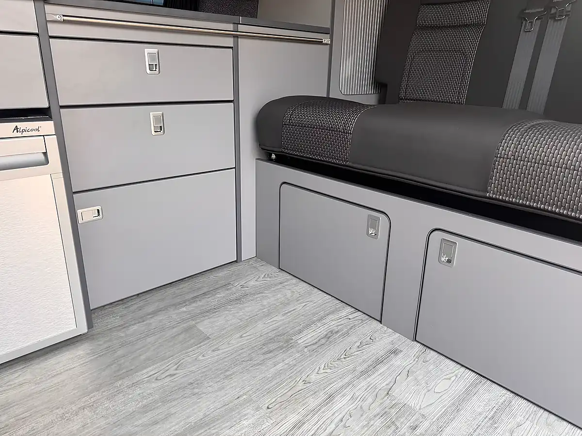 Used 2021 Volkswagen Transporter T28 Camper Grey - Interior and Exterior details 16