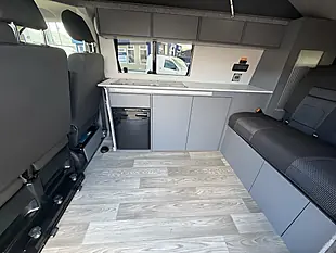Used 2021 Volkswagen Transporter T28 Camper Lwb White / Sage Green - Interior and Exterior details 11