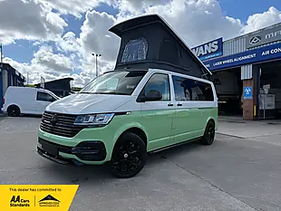 Used 2021 Volkswagen Transporter T28 Camper Lwb White / Sage Green - Interior and Exterior details 3