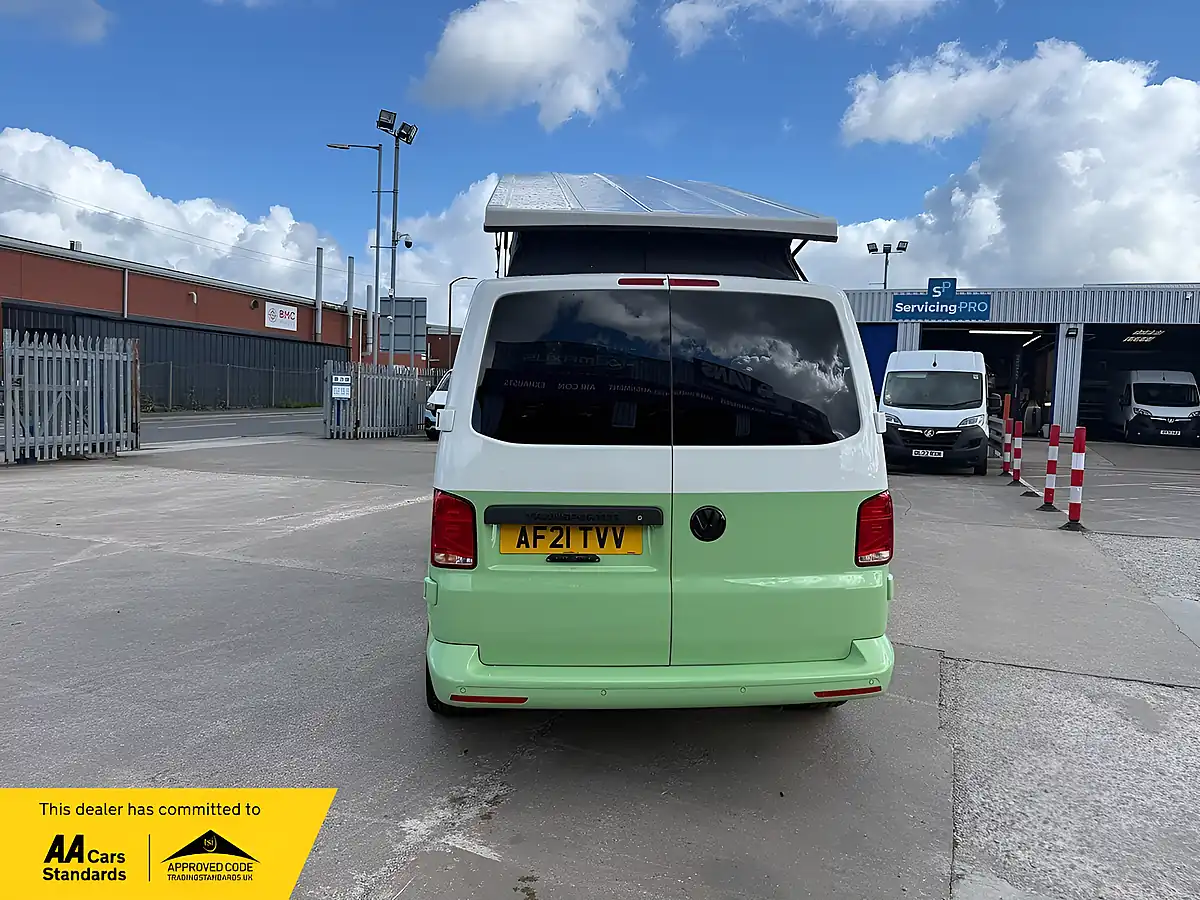 Used 2021 Volkswagen Transporter T28 Camper Lwb White / Sage Green - Interior and Exterior details 7