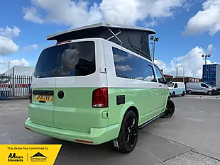 Used 2021 Volkswagen Transporter T28 Camper Lwb White / Sage Green - Interior and Exterior details 8