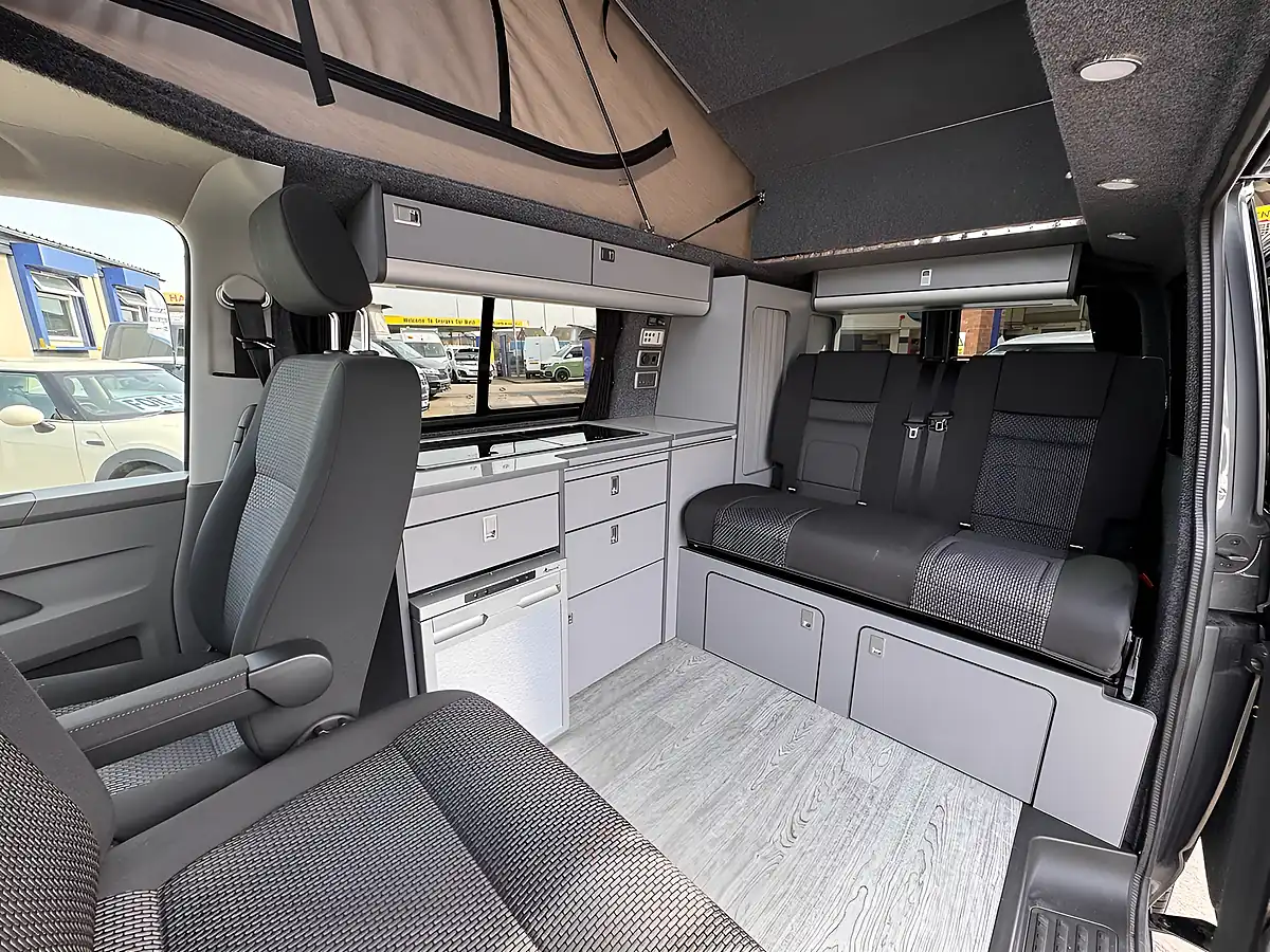 Used 2021 Volkswagen Transporter T28 Camper White & Green - Interior and Exterior details 13