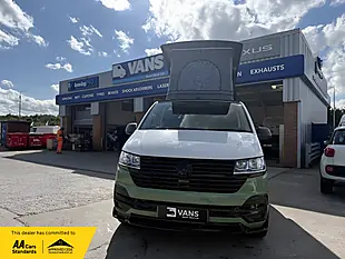 Used 2021 Volkswagen Transporter T28 Camper White & Green - Interior and Exterior details 3
