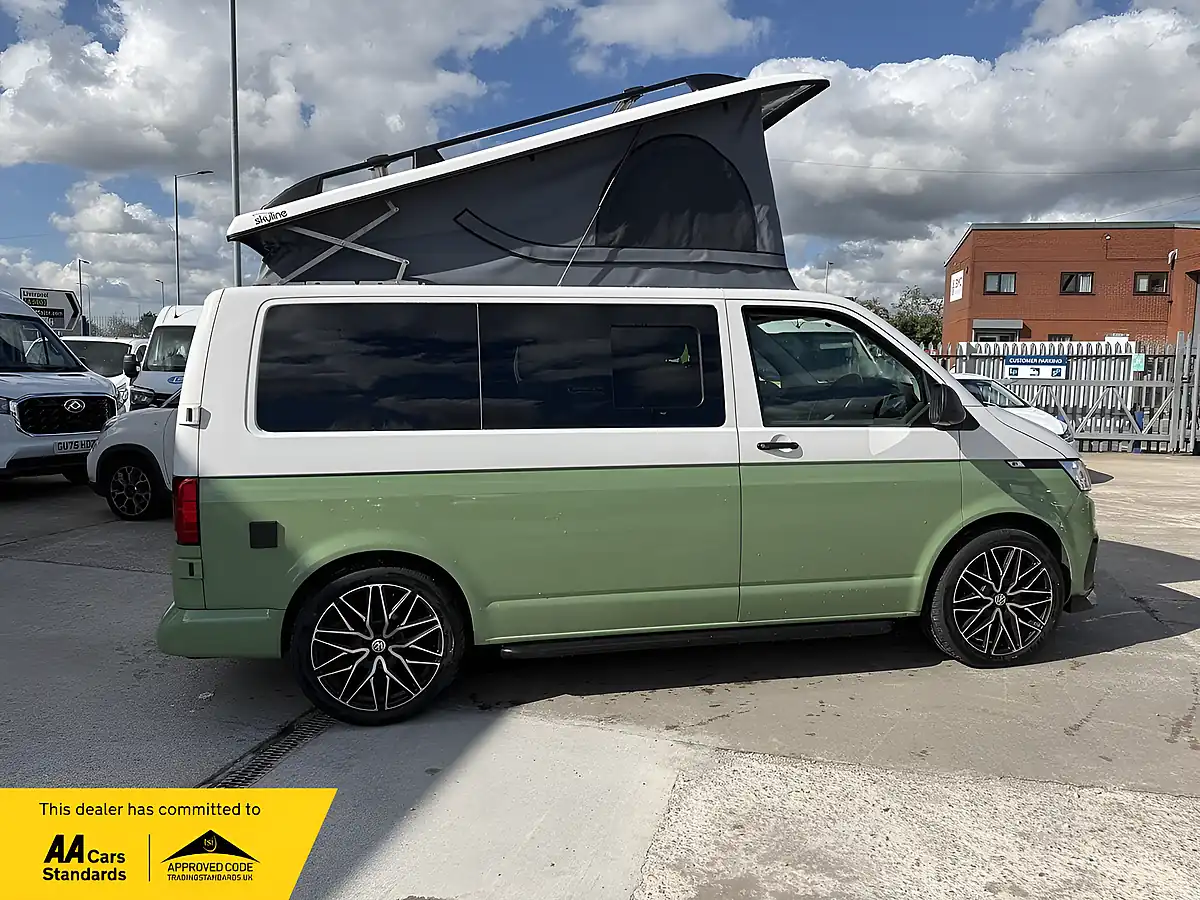 Used 2021 Volkswagen Transporter T28 Camper White & Green - Interior and Exterior details 8