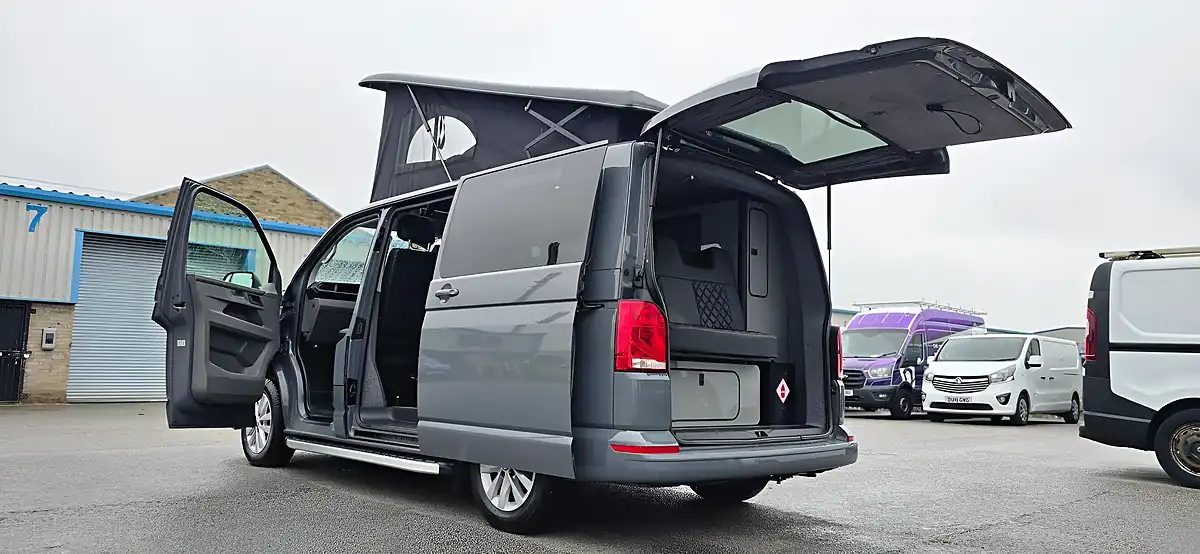Used 2021 Volkswagen Transporter T30 Highline Grey - Interior and Exterior details 12