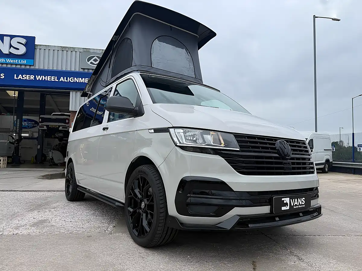 Used 2021 Volkswagen Transporter T32 Camper White / Ascot Grey - Interior and Exterior details 10