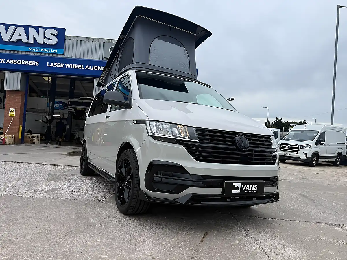 Used 2021 Volkswagen Transporter T32 Camper White / Ascot Grey - Interior and Exterior details 11