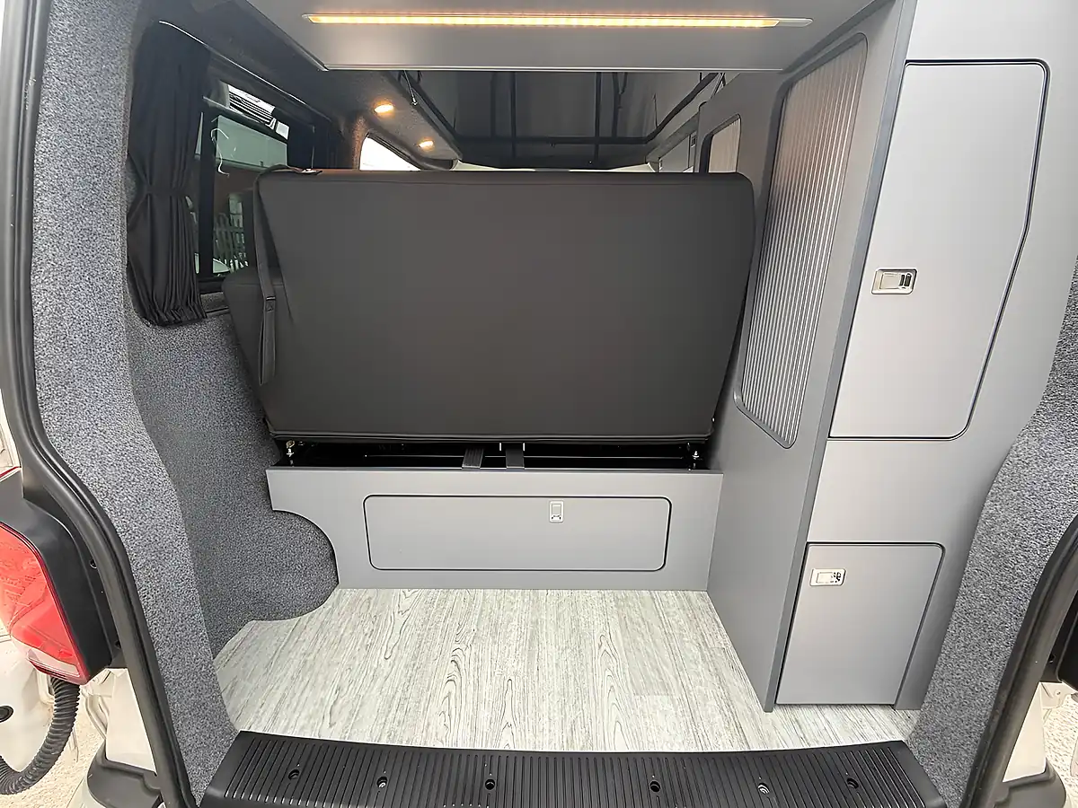 Used 2021 Volkswagen Transporter T32 Camper White / Ascot Grey - Interior and Exterior details 16