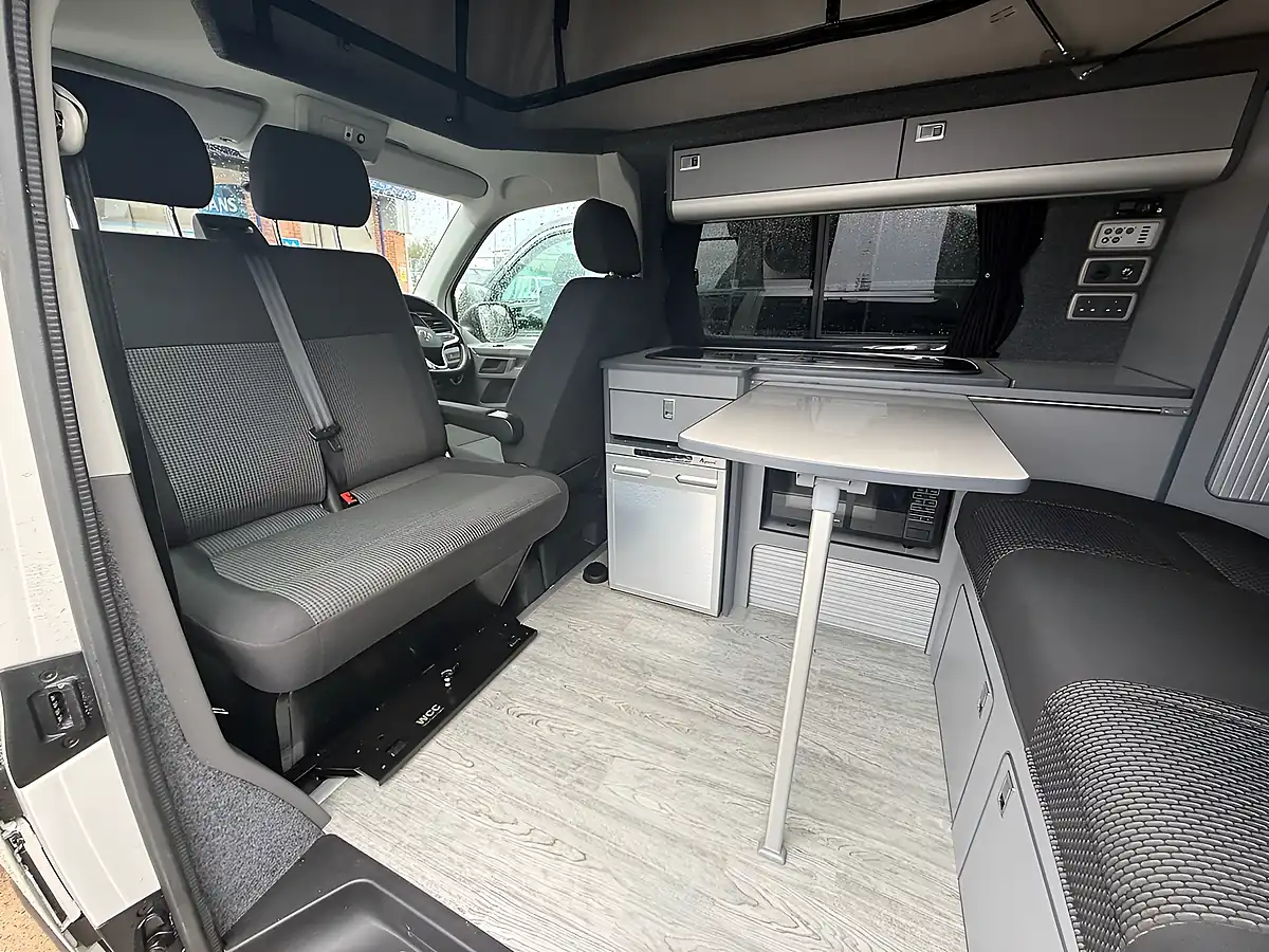 Used 2021 Volkswagen Transporter T32 Camper White / Ascot Grey - Interior and Exterior details 19