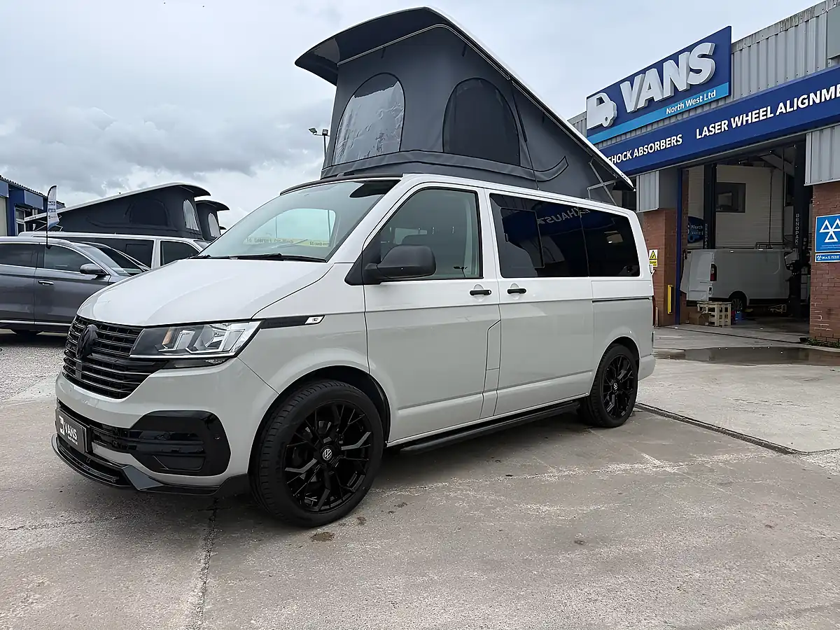 Used 2021 Volkswagen Transporter T32 Camper White / Ascot Grey - Interior and Exterior details 3