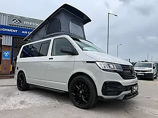 Used 2021 Volkswagen Transporter T32 Camper White / Ascot Grey - Interior and Exterior details 9