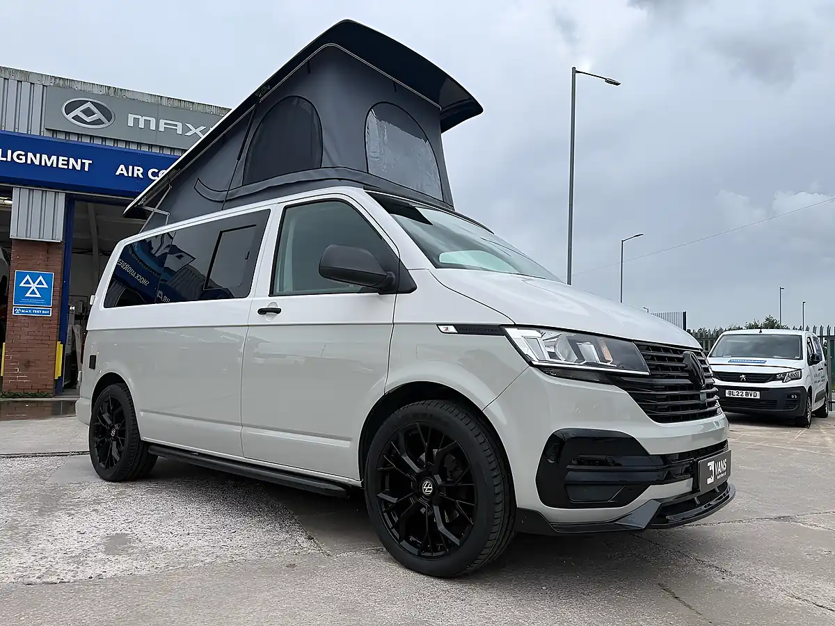 Used 2021 Volkswagen Transporter T32 Camper White / Ascot Grey - Interior and Exterior details 9