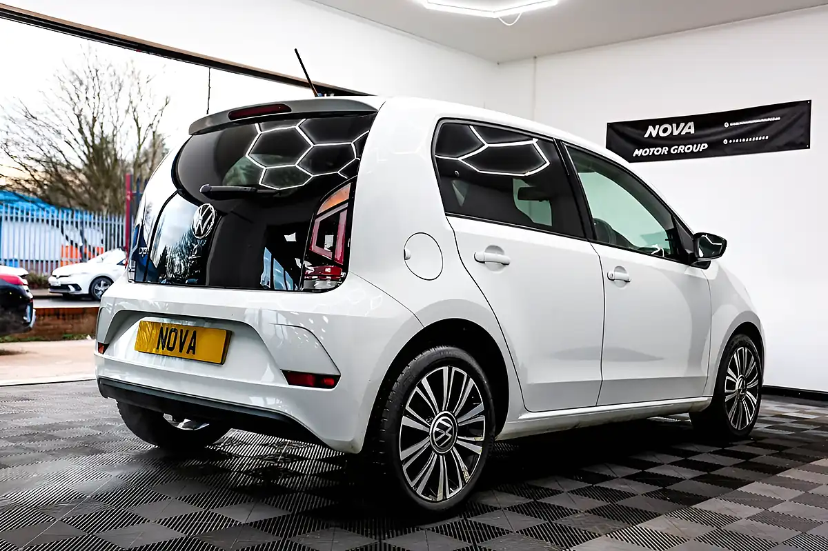 Used 2021 Volkswagen Up! Black Edition Pure White With Black Roof - Interior and Exterior details 10