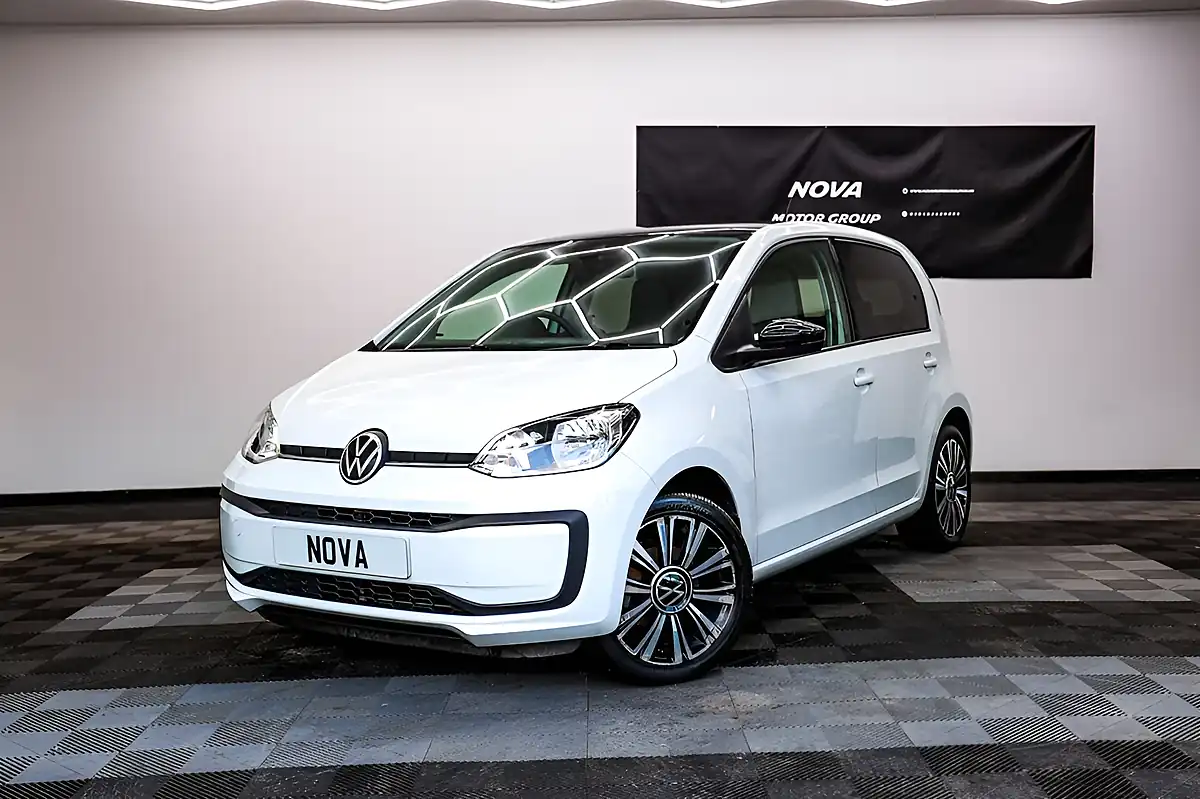 Used 2021 Volkswagen Up! Black Edition Pure White With Black Roof - Interior and Exterior details 2