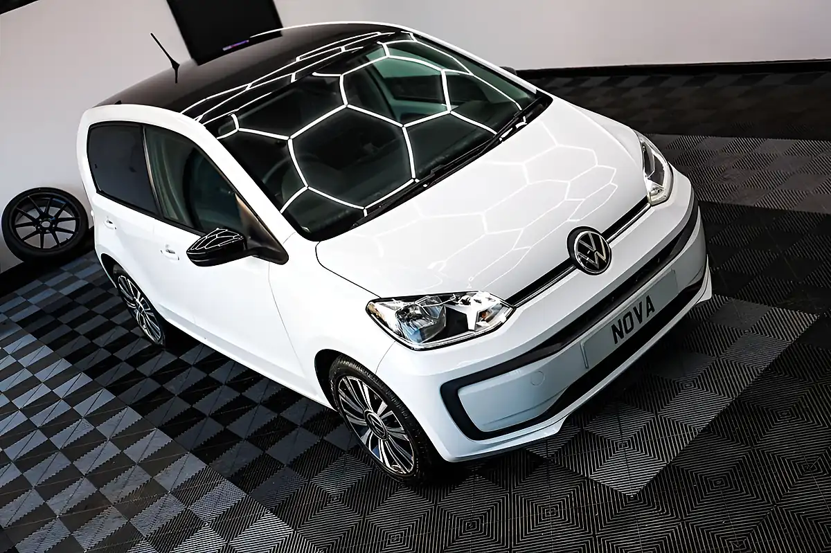 Used 2021 Volkswagen Up! Black Edition Pure White With Black Roof - Interior and Exterior details 3