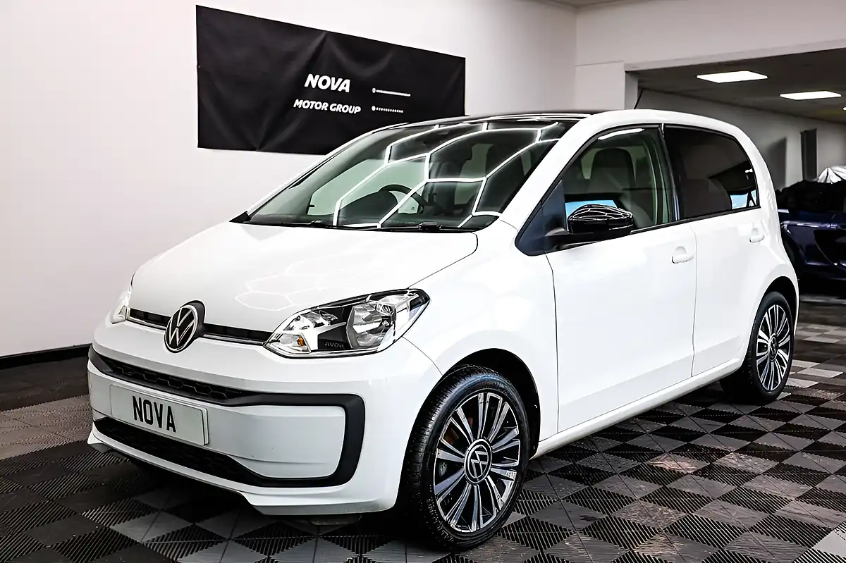 Used 2021 Volkswagen Up! Black Edition Pure White With Black Roof - Interior and Exterior details 7