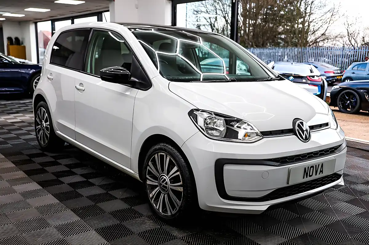 Used 2021 Volkswagen Up! Black Edition Pure White With Black Roof - Interior and Exterior details 9