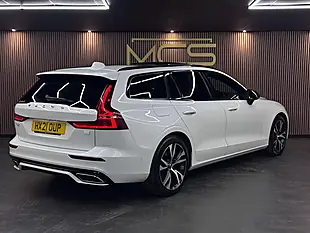 Used 2021 Volvo V60 R-Design White - Interior and Exterior details 4