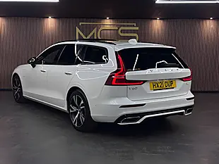 Used 2021 Volvo V60 R-Design White - Interior and Exterior details 6