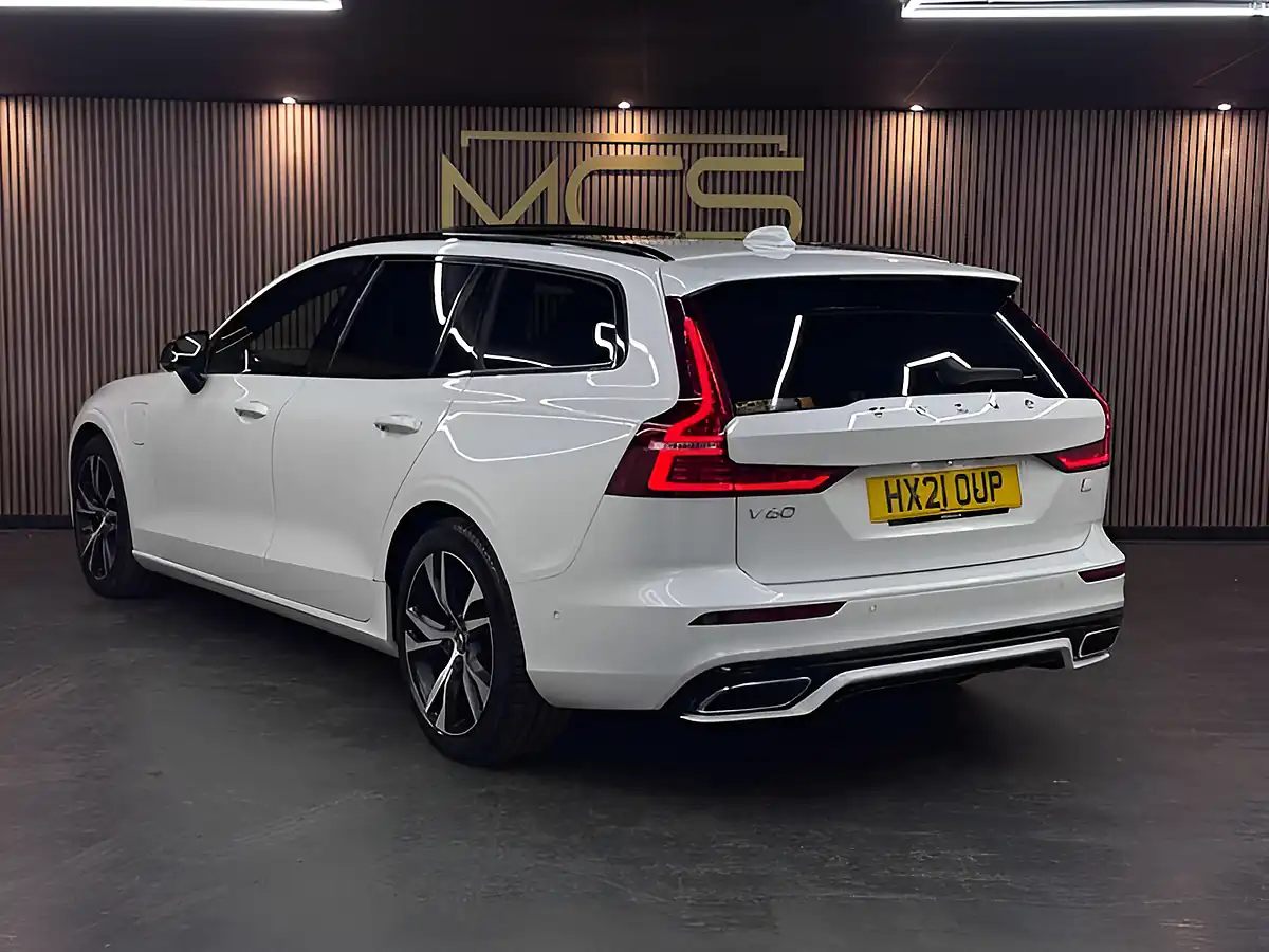 Used 2021 Volvo V60 R-Design White - Interior and Exterior details 6