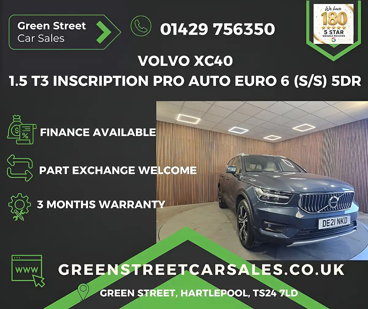 Used 2021 Volvo XC40 Inscription Pro Blue - Interior and Exterior details 2