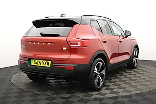 Used 2021 Volvo XC40 Recharge Twin Fusion Red - Interior and Exterior details 4