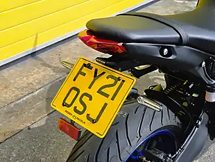 Used 2021 Yamaha MT-09 Abs Blue - Interior and Exterior details 11
