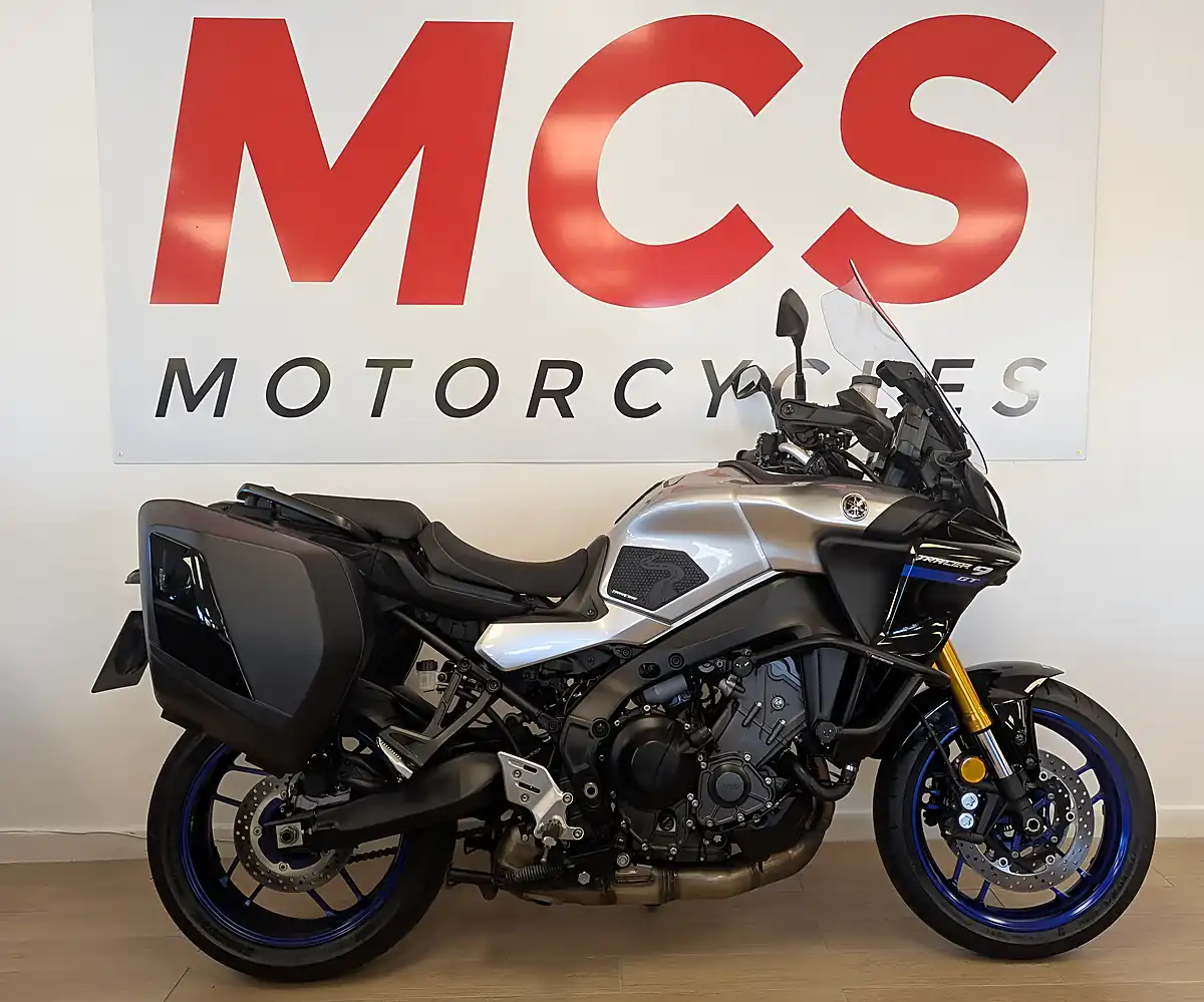 Used 2021 Yamaha Tracer 9 GT Silver - Front View