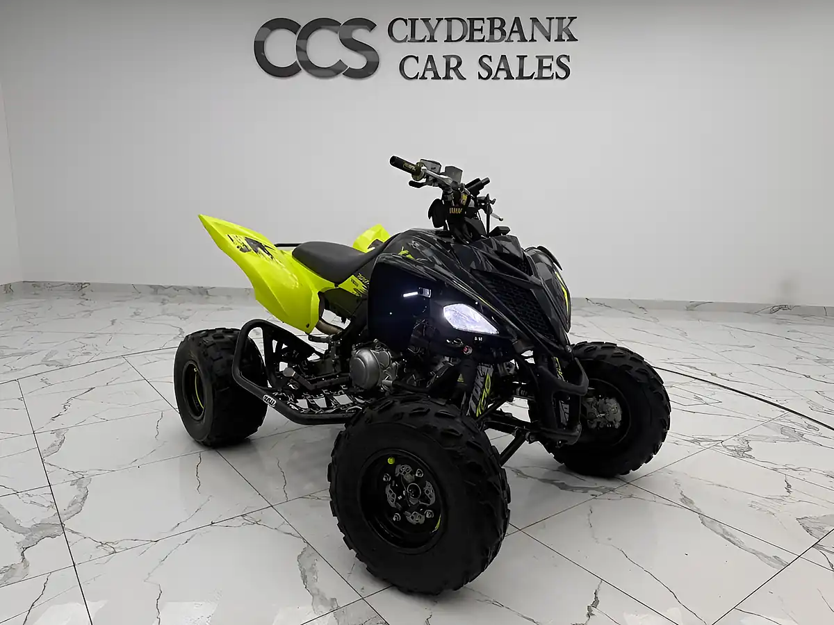 Used 2021 Yamaha Yfm700r Raptor 700R Special Edition Yellow - Front View