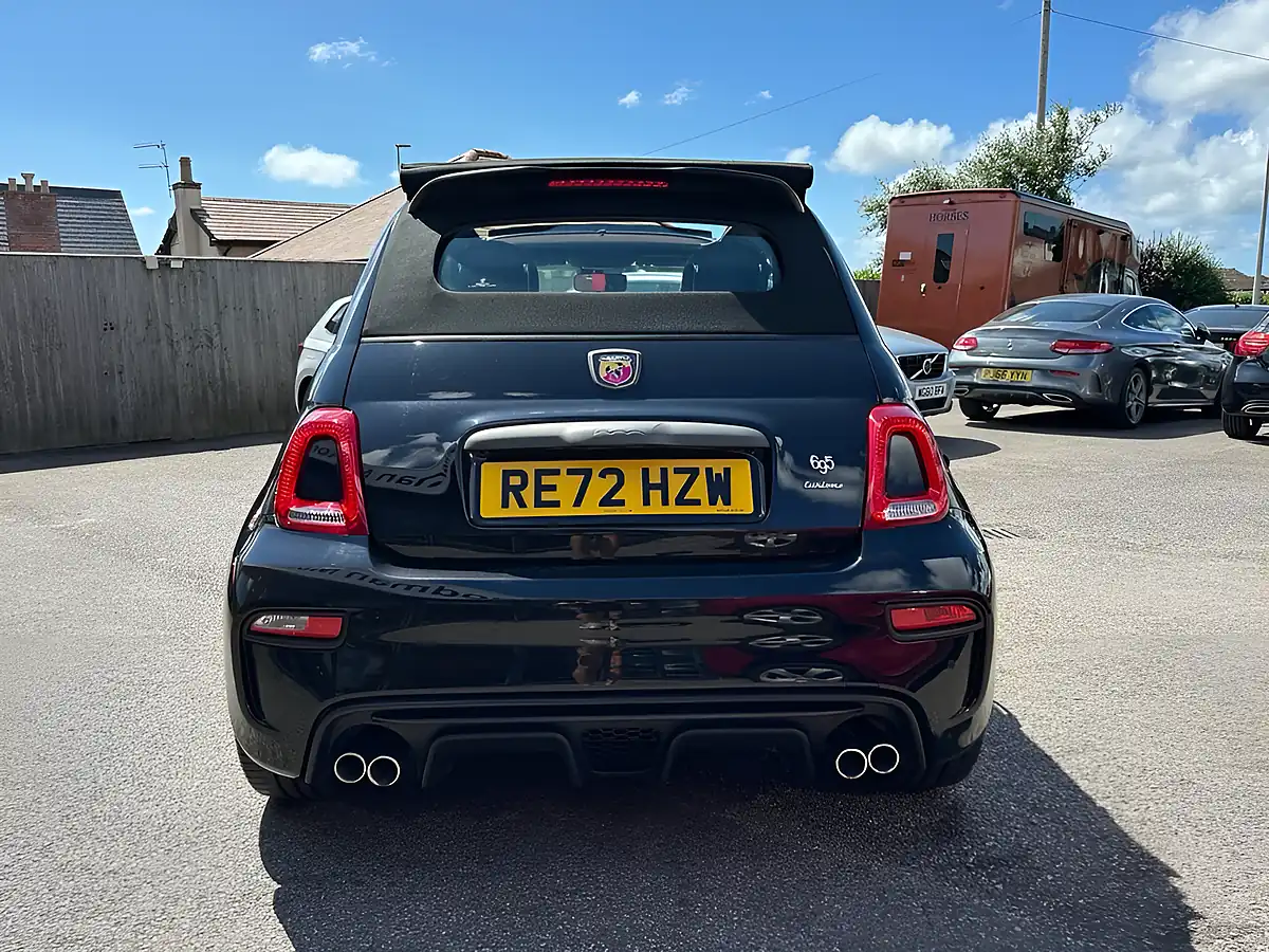 Used 2022 Abarth 695c Turismo Black - Interior and Exterior details 6