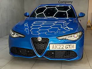 Used 2022 Alfa Romeo Giulia Veloce Blue - Interior and Exterior details 4