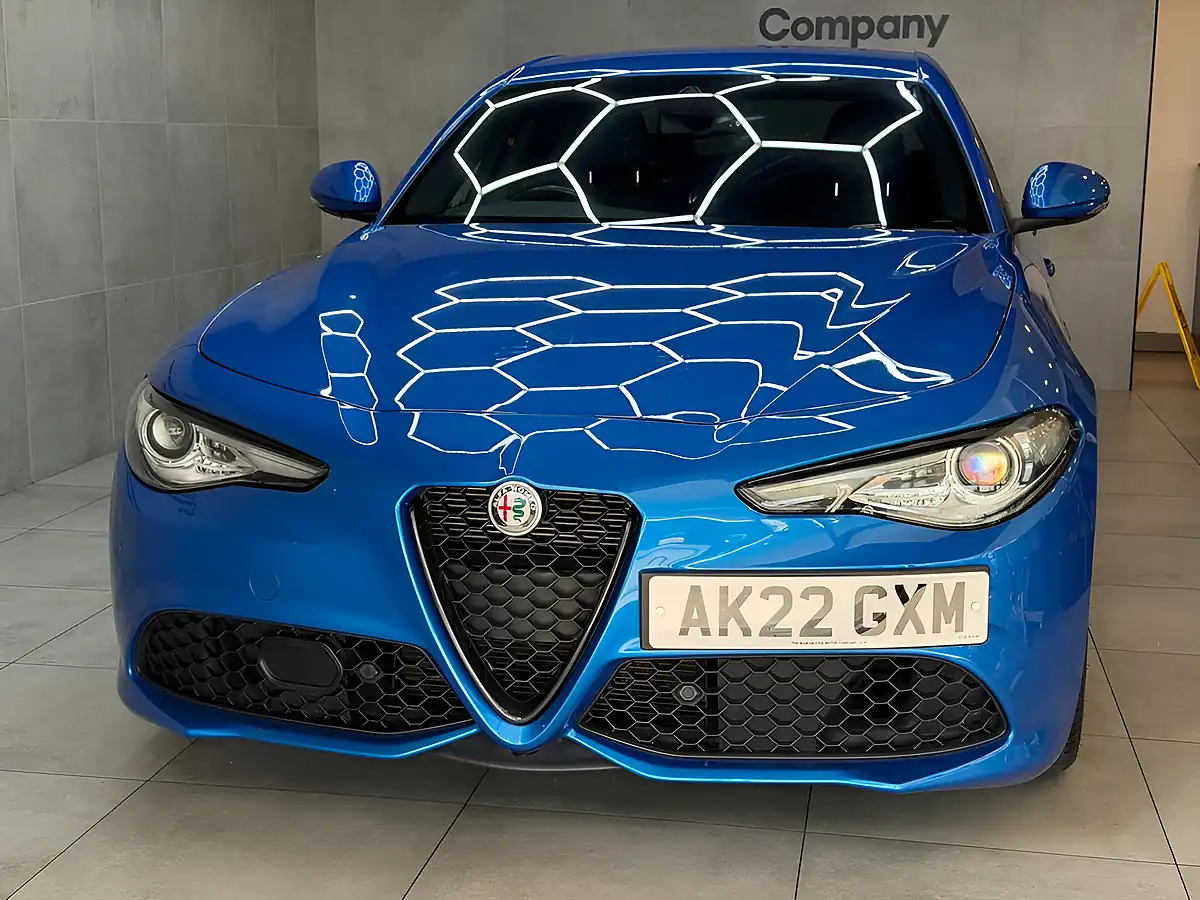 Used 2022 Alfa Romeo Giulia Veloce Blue - Interior and Exterior details 4