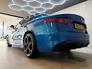 Used 2022 Alfa Romeo Giulia Veloce Blue - Interior and Exterior details 6