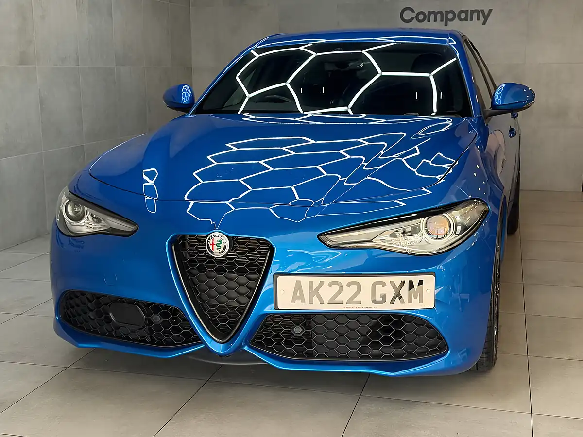 Used 2022 Alfa Romeo Giulia Veloce Blue - Interior and Exterior details 7