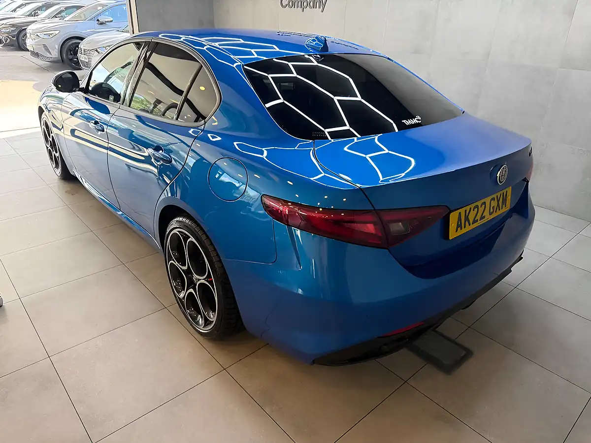Used 2022 Alfa Romeo Giulia Veloce Blue - Interior and Exterior details 8