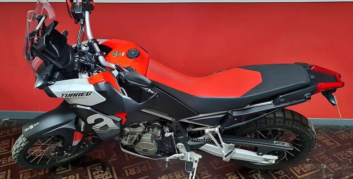 Used 2022 Aprilia Tuareg 660 Red - Interior and Exterior details 11