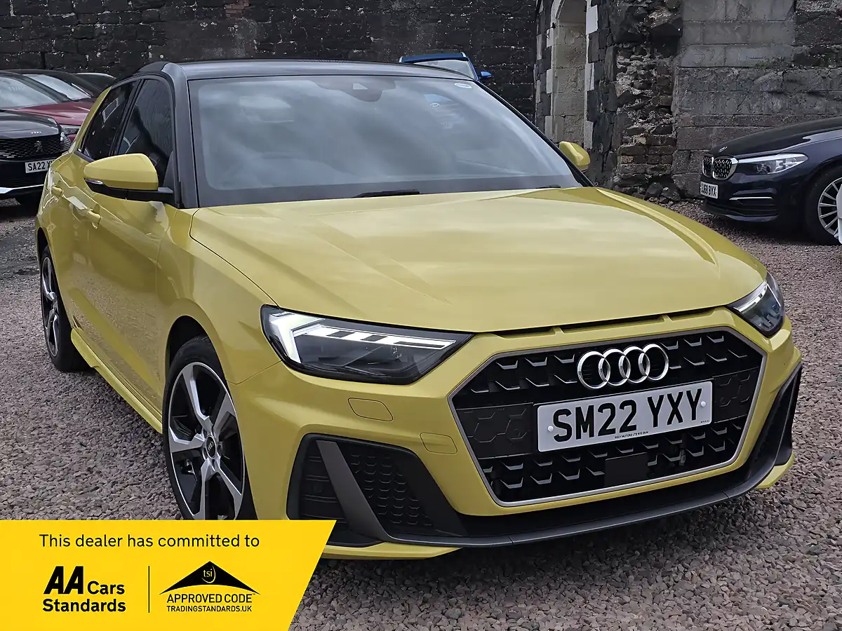 Used 2022 Audi A1 S Line Python Yellow Metallic - Front View