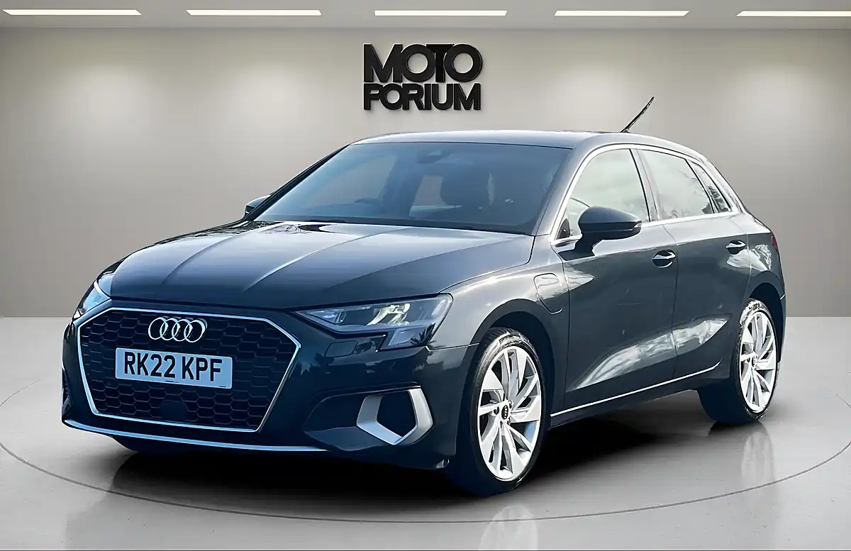 Used 2022 Audi A3 40 Sport Sportback Grey - Front View