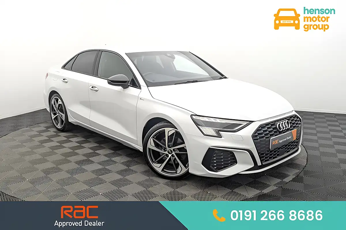 Used 2022 Audi A3 Edition 1 White - Front View