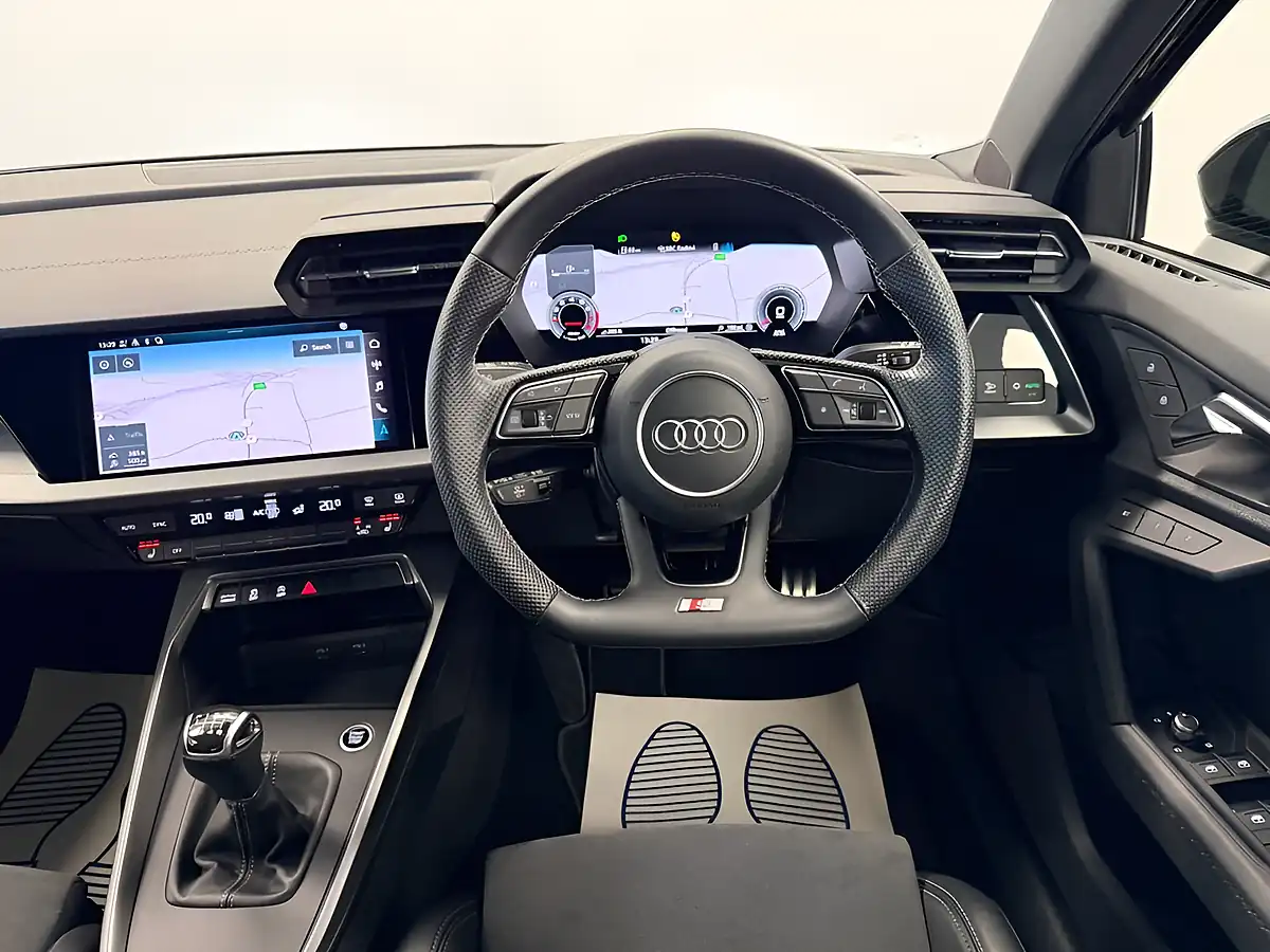 Used 2022 Audi A3 S-Line Edition 1 Mythos Black - Interior and Exterior details 12